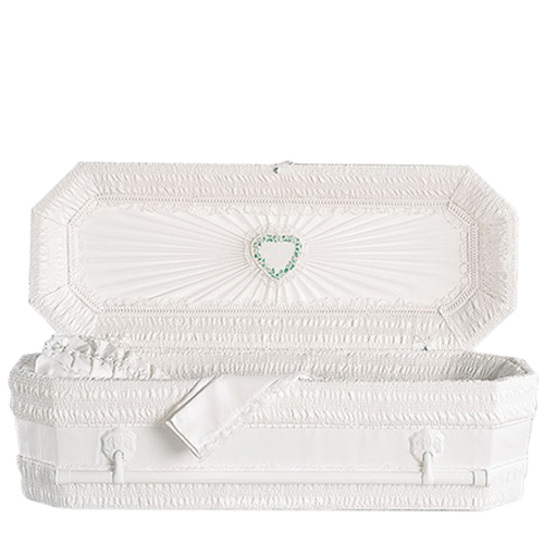 White Ray Large Child Casket