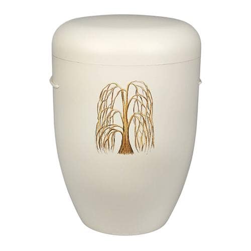 White Willow Biodegradable Cremation Urn