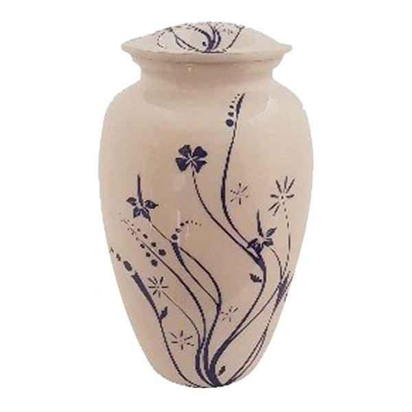 Wild Flowers Metal Urn