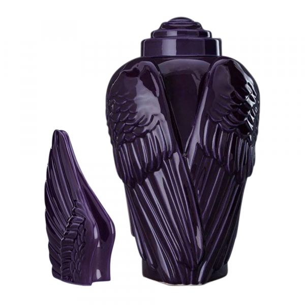 Wings Violet Cremation Urns