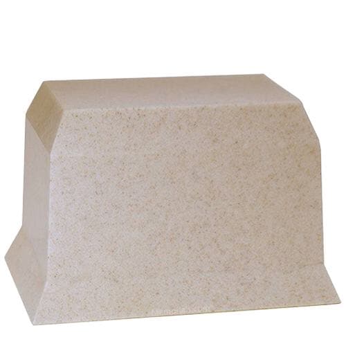 Winter Beige Cultured Cremation Urn Winter Beige Cultured Cremation Urn