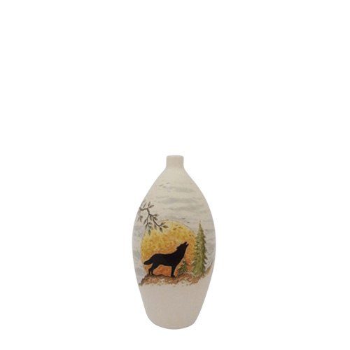 Wolf At Moonlight Keepsake Cremation Urn