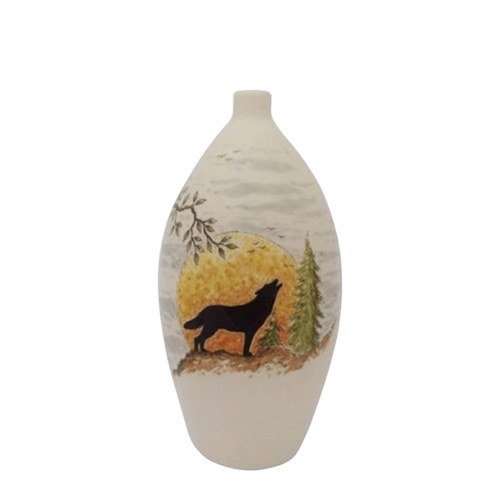 Wolf At Moonlight Medium Cremation Urn