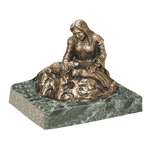 Woman Resting Keepsake Cremation Urn