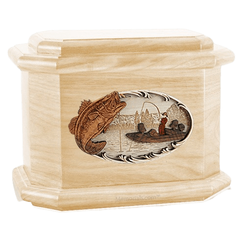 Catch of the Day Maple Octagon Cremation Urn