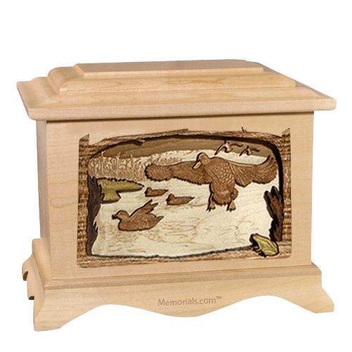 Marshland Melody Maple Cremation Urn