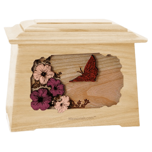 Butterfly Maple Aristocrat Cremation Urn 