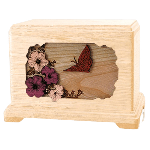Butterfly Maple Hampton Cremation Urn