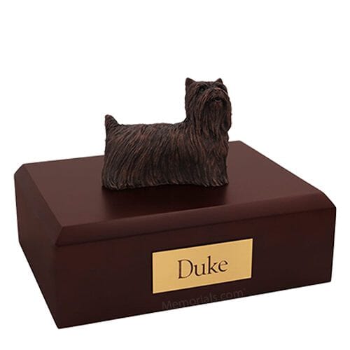 Yorkshire Terrier Bronze Large Dog Urn
