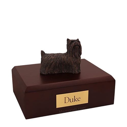 Yorkshire Terrier Bronze Small Dog Urn