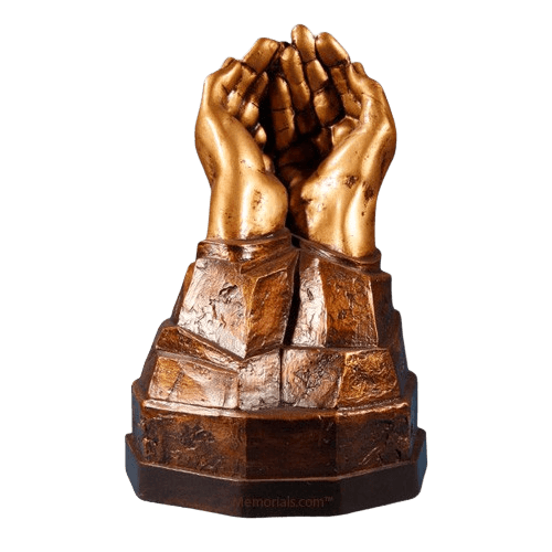 Unique Open Hands Urn