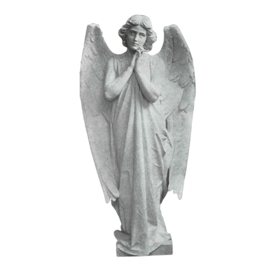 Adoring Angel Granite Statue VI