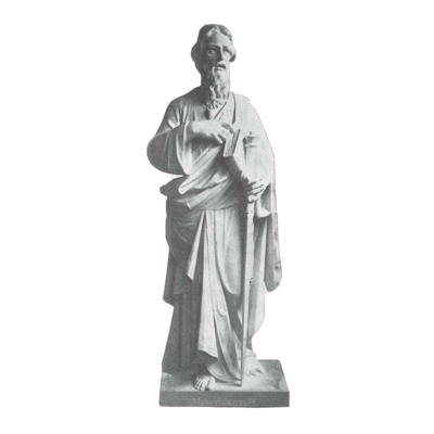 Saint Paul Scripture Granite Statue VI