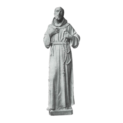 Saint Of Animals Marble Statue III