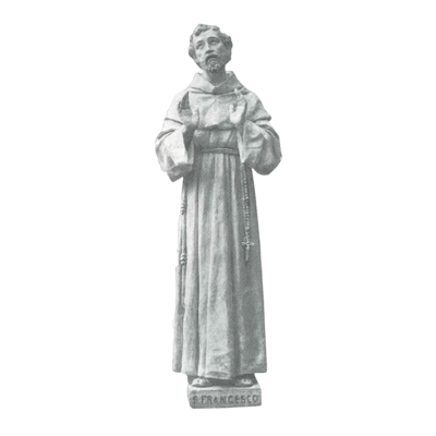 Saint Francesco Granite Statue VIII