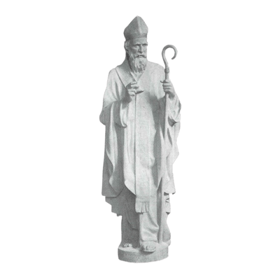 St. Nicholas Of Bari Marble Statue VIII