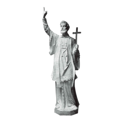 St. Francis Xavier Granite Statue V