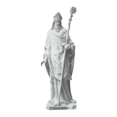 St. Nicholas Granite Statue VI