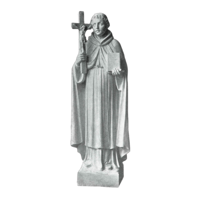 St. Peregrine Granite Statue VII