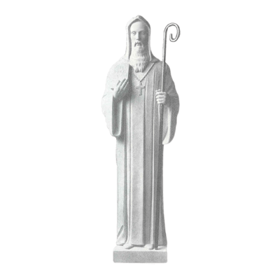 St. Benedict Marble Statue VII