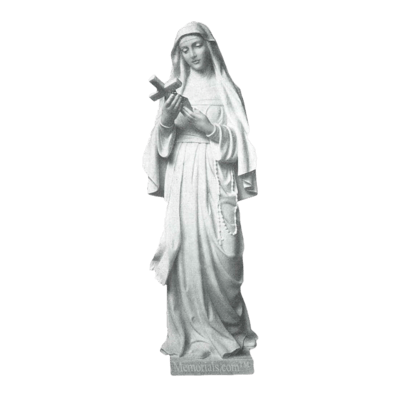 St. Rita Marble Statue IV