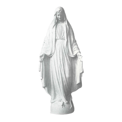 Our Lady Of Miracles Granite Statue II