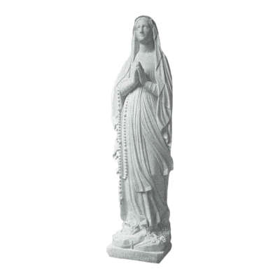 Lady Of Lourdes Marble Statue V