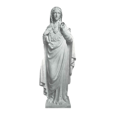 Sacred Mary Granite Statue III