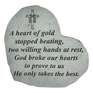 A Heart Of Gold Stone