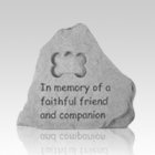 In Memory Bone Pet Memorial Stone