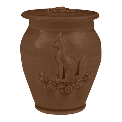 Kitty Ruby Black Ceramic Cremation Urn