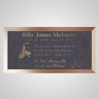 Jesus Bronze Plaque