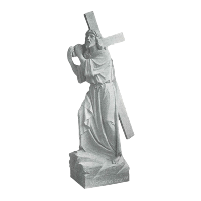 On The Way To Calvary Marble Statue V