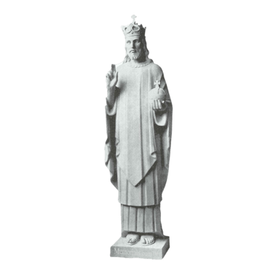 Crowned Christ Granite Statue I