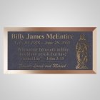 Resurrection Bronze Plaque