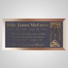 Crucifiction Bronze Plaque