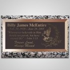 Flying Dove Bronze Plaque