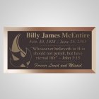 Holy Spirit Bronze Plaque