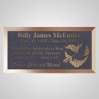 Loving Dove Bronze Plaque