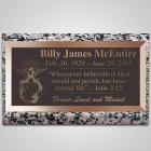 Angel Wings Bronze Plaque