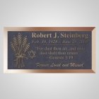 Wheat Bundle Bronze Plaque