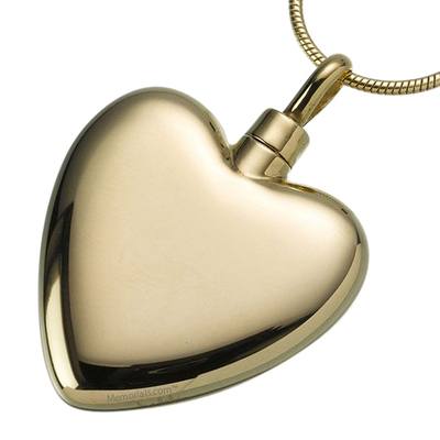 Large Heart Cremation Pendant II