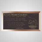 Deep Blue Sea Bronze Plaque