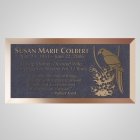 Parrot Bronze Plaque