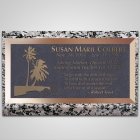 Tropical Island Bronze Plaque