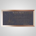 Sailing Bronze Plaque