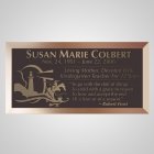 Lighthouse Bronze Plaque