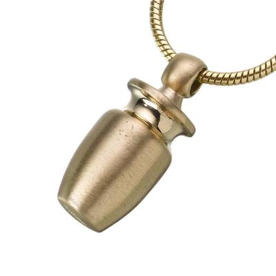 Urn Vessel Cylinder Cremation Pendant IV