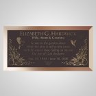 Garden of Eden Bronze Plaque