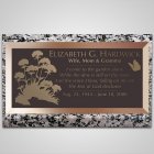 Carnations Bronze Plaque